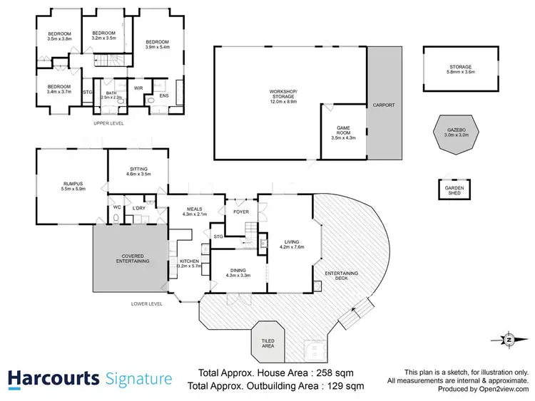 Floorplan of Homely house listing, 45 Acton Drive, Acton Park TAS 7170