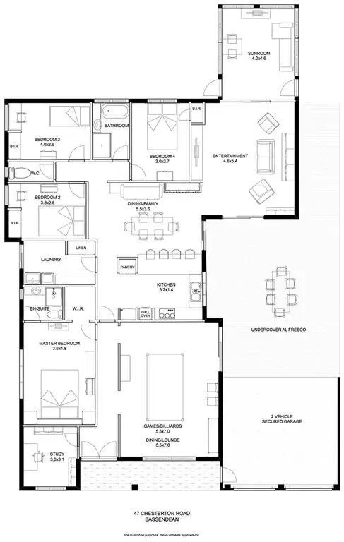 Floorplan of Homely house listing, 47 Chesterton Road, Bassendean WA 6054