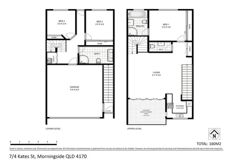 Floorplan of Homely townhouse listing, 7/4 Kates Street, Morningside QLD 4170