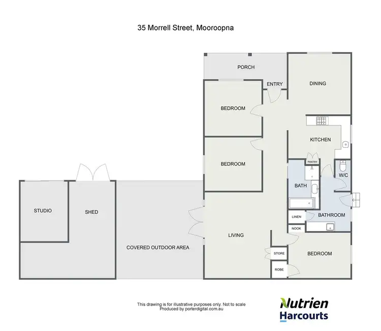 Floorplan of Homely house listing, 35 Morrell Street, Mooroopna/, Shepparton VIC 3630