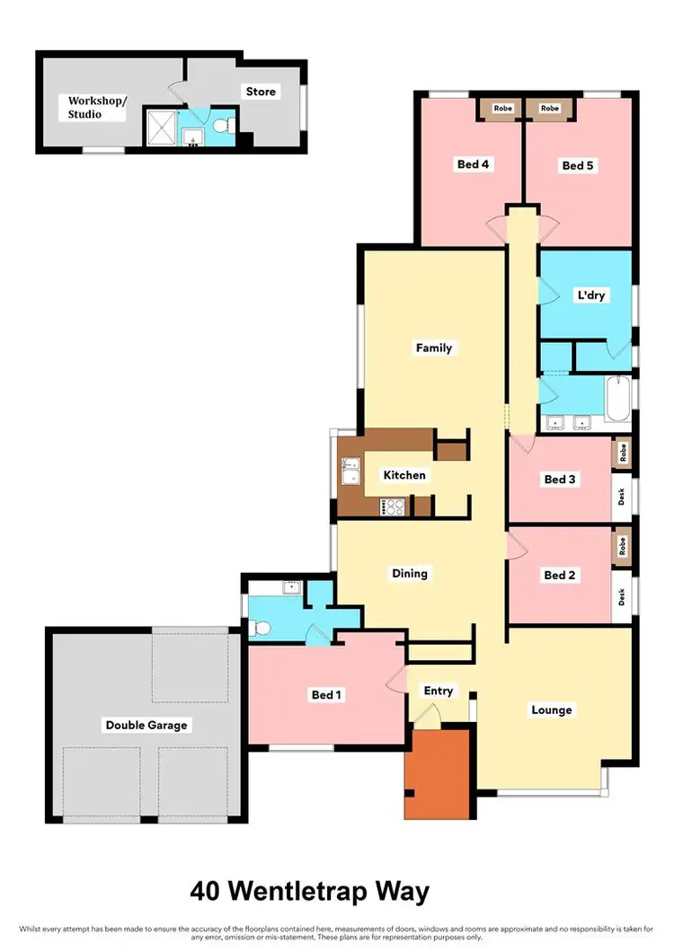 Floorplan of Homely house listing, 40 Wentletrap Way, Mullaloo WA 6027