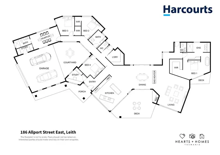 Floorplan of Homely house listing, 186 Allport Street, Leith TAS 7315