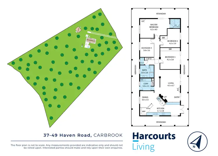 Floorplan of Homely house listing, 37-49 Haven Road, Carbrook QLD 4130