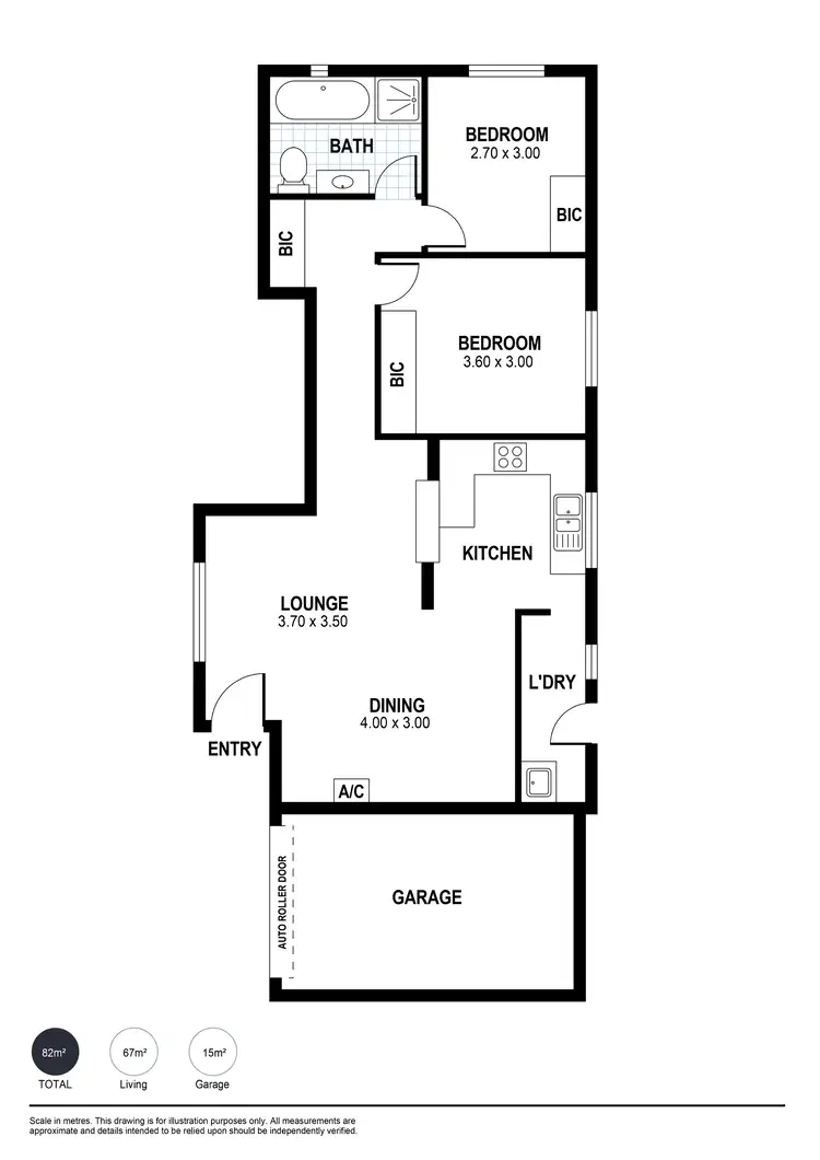 Floorplan of Homely block of units listing, 6/61 Riverside Drive, Goolwa South SA 5214