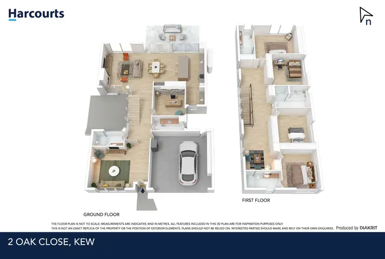 Floorplan of Homely house listing, 2 Oak Close, Kew VIC 3101
