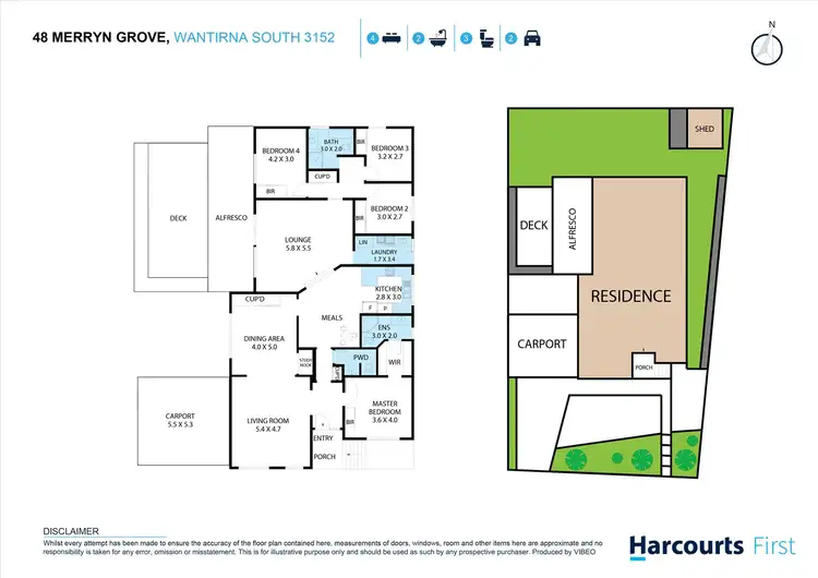 Floorplan of Homely house listing, 48 Merryn Grove, Wantirna South VIC 3152