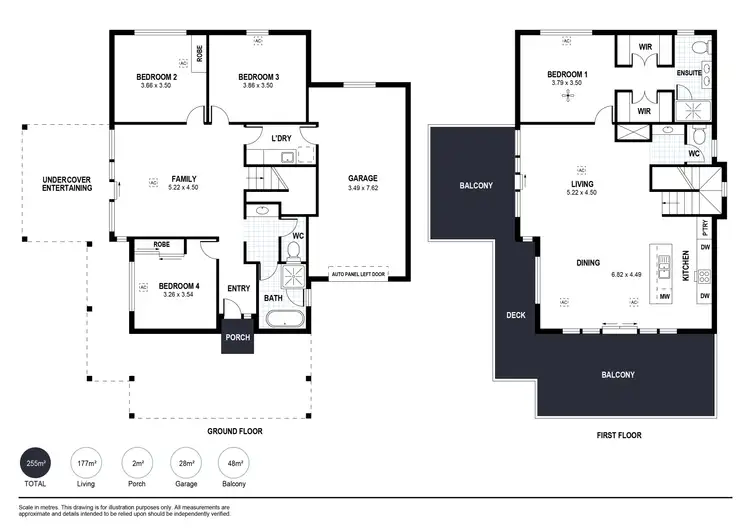 Floorplan of Homely house listing, 13 View Road, Mccracken SA 5211