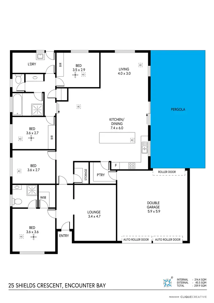 Floorplan of Homely house listing, 25 Shields Crescent, Encounter Bay SA 5211