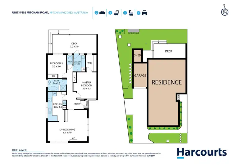 Floorplan of Homely unit listing, 5/602 Mitcham Road, Mitcham VIC 3132