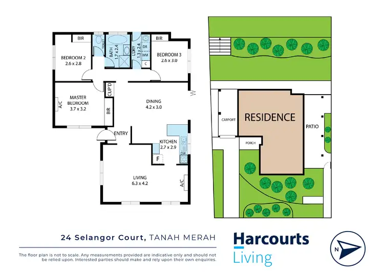 Floorplan of Homely house listing, 24 Selangor court, Tanah Merah QLD 4128
