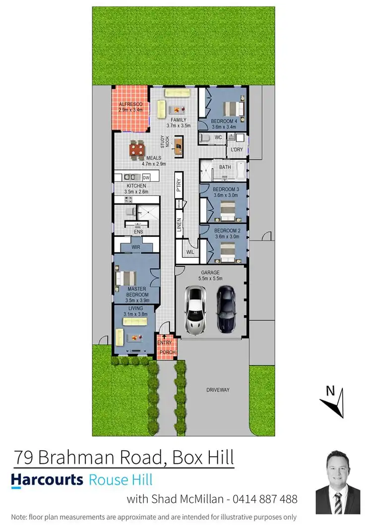 Floorplan of Homely house listing, 79 Brahman Road, Box Hill NSW 2765