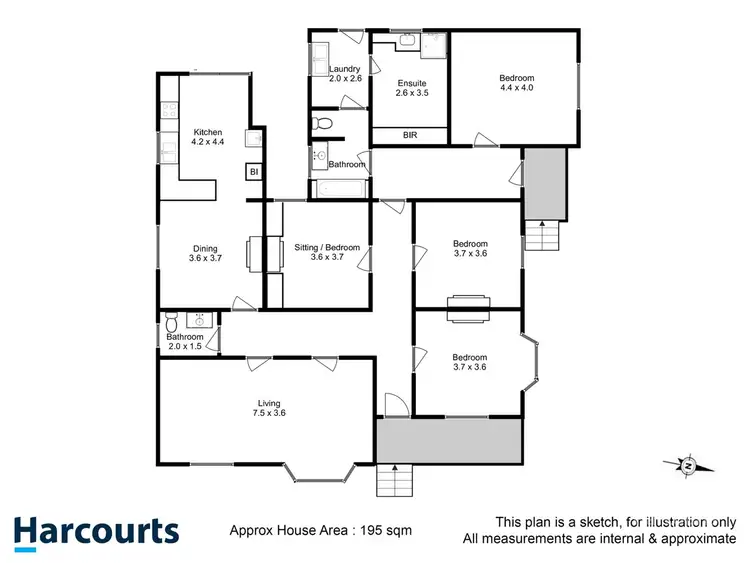 Floorplan of Homely house listing, 10 Grosvenor Street, Sandy Bay TAS 7005