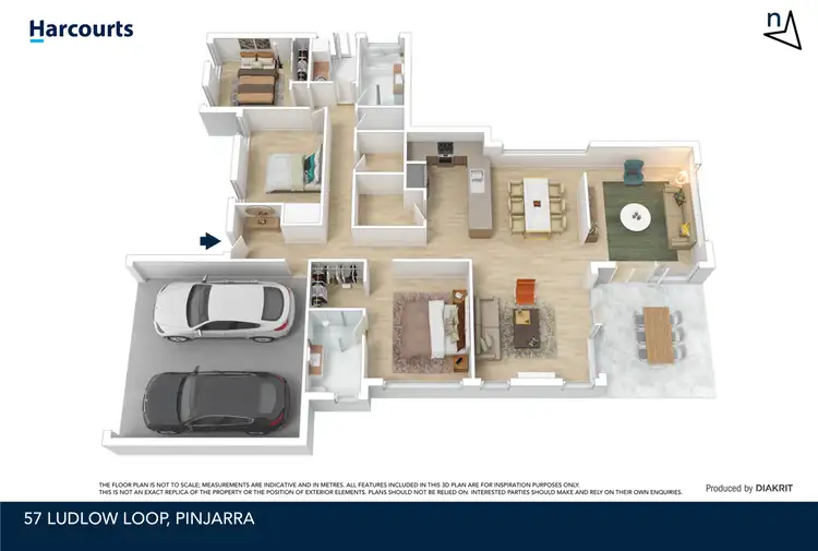 Floorplan of Homely house listing, 57 Ludlow Loop, Pinjarra WA 6208