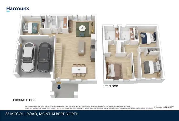 Floorplan of Homely townhouse listing, 23 Mccoll Road, Mont Albert North VIC 3129