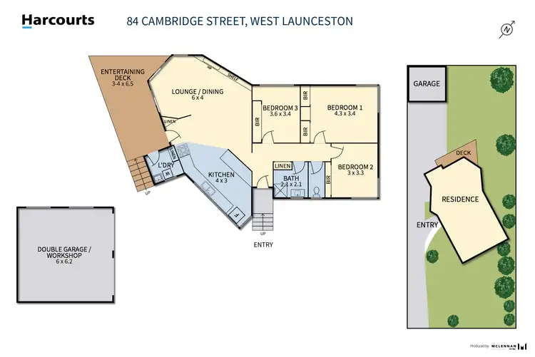 Floorplan of Homely house listing, 84 Cambridge Street, West Launceston TAS 7250
