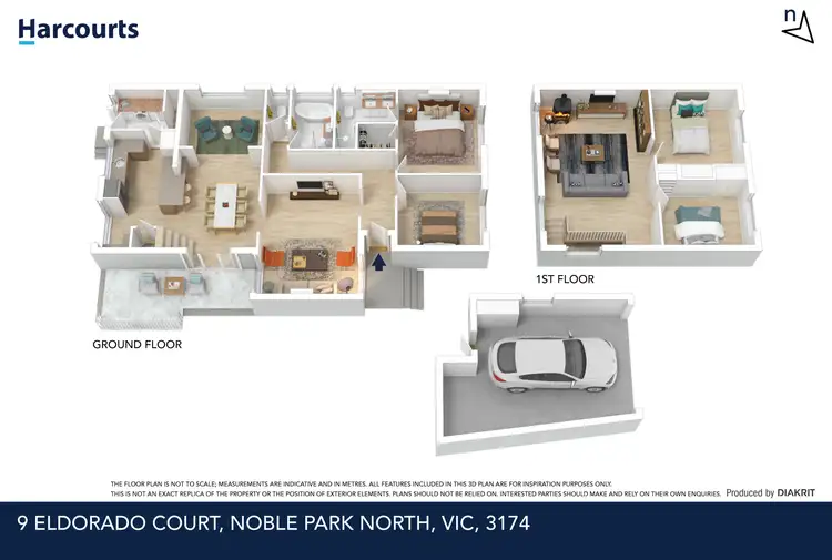 Floorplan of Homely house listing, 9 Eldorado Court, Noble Park North VIC 3174
