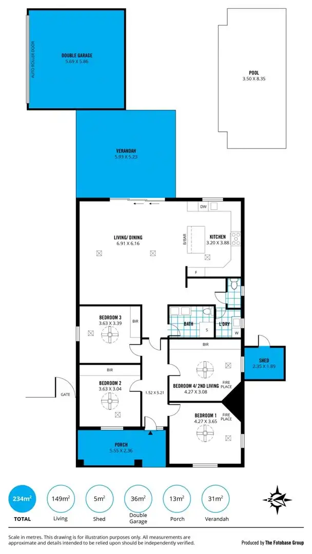 Floorplan of Homely house listing, 22 Arthur Street, Plympton Park SA 5038