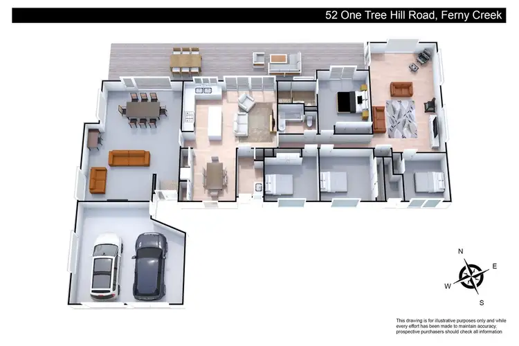 Floorplan of Homely house listing, 52 One Tree Hill Road, Ferny Creek VIC 3786