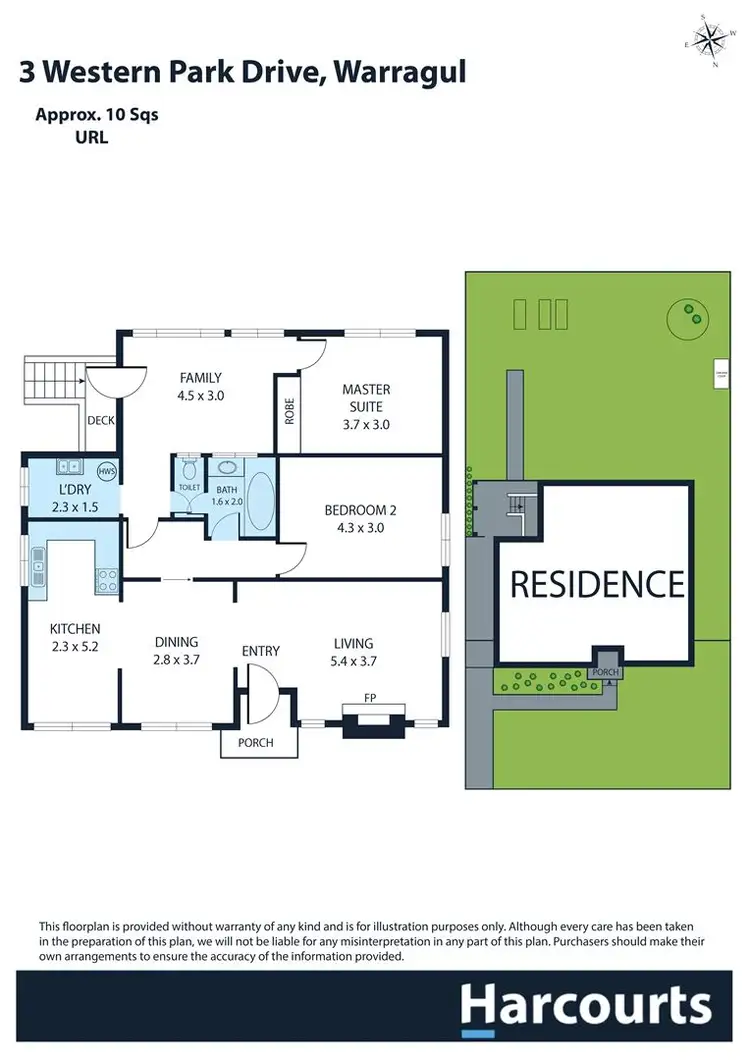 Floorplan of Homely house listing, 3 Western Park Drive, Warragul VIC 3820