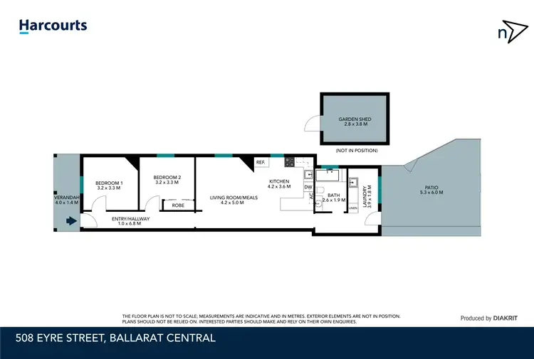 Floorplan of Homely house listing, 508 Eyre Street, Ballarat Central VIC 3350