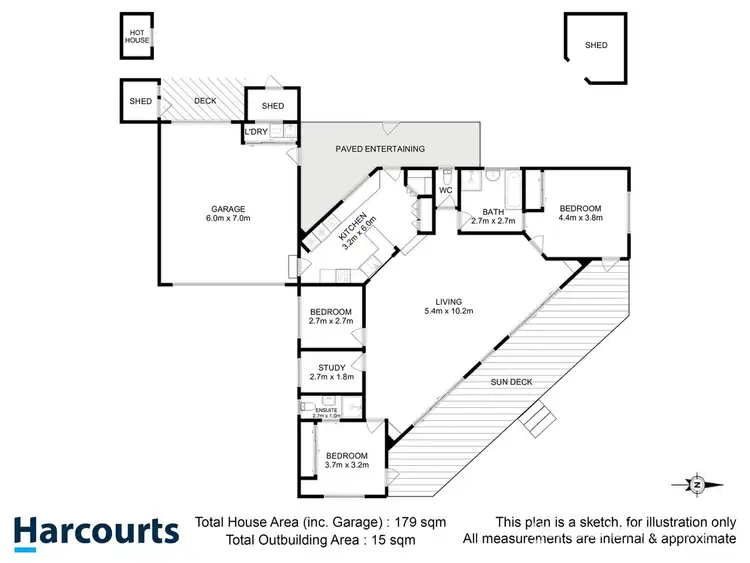 Floorplan of Homely house listing, 10 Staff Road, Electrona TAS 7054