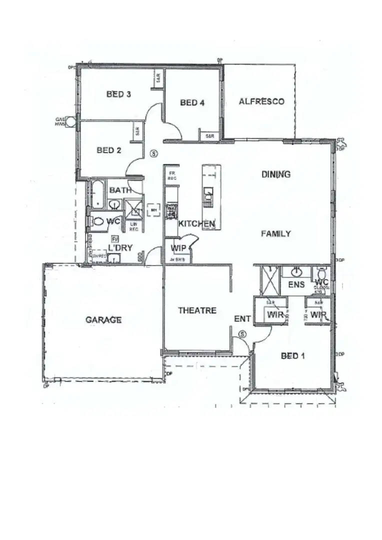 Floorplan of Homely house listing, 4 Sieber Road, Banksia Grove WA 6031