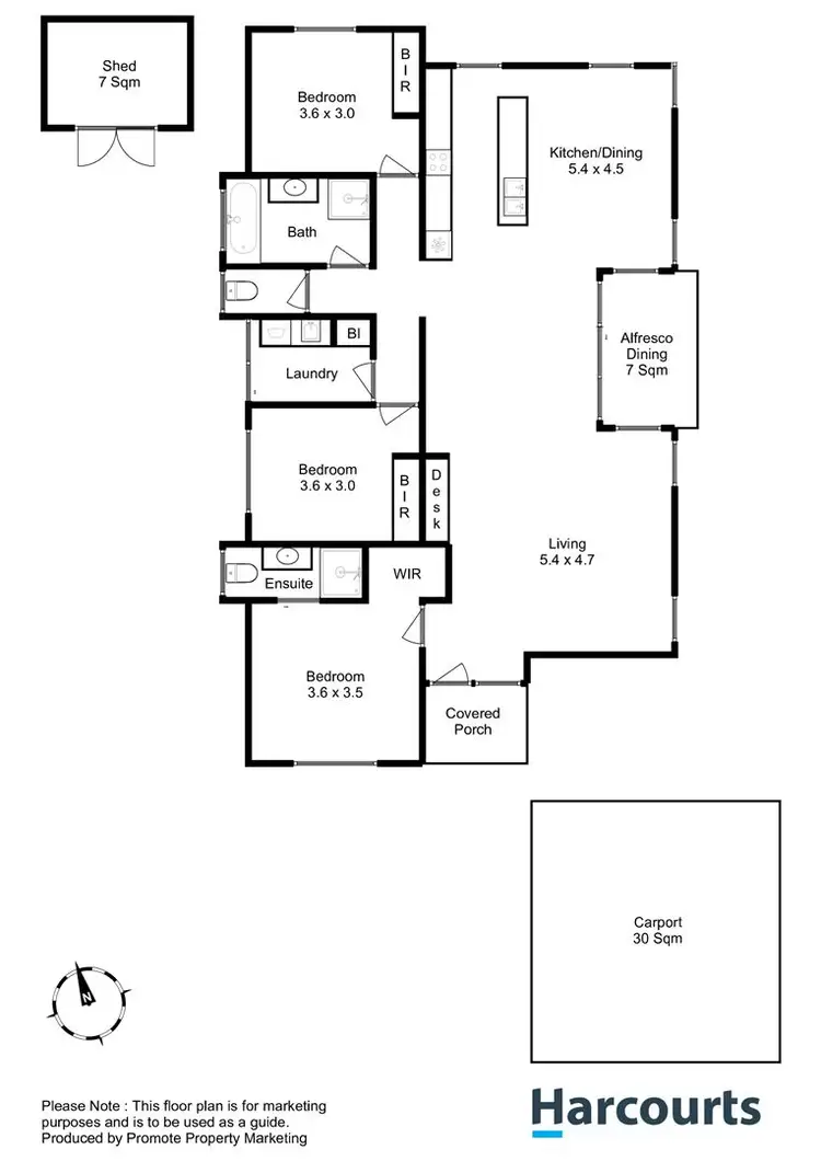 Floorplan of Homely house listing, 40 Enchantress Street, Rokeby TAS 7019