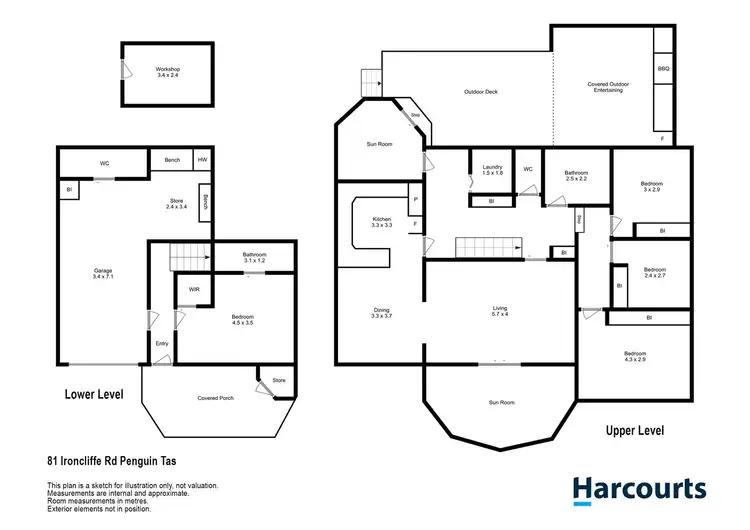 Floorplan of Homely house listing, 81 Ironcliffe Road, Penguin TAS 7316