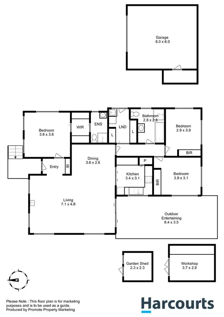 Floorplan of Homely house listing, 40 Brookston Drive, Mornington TAS 7018