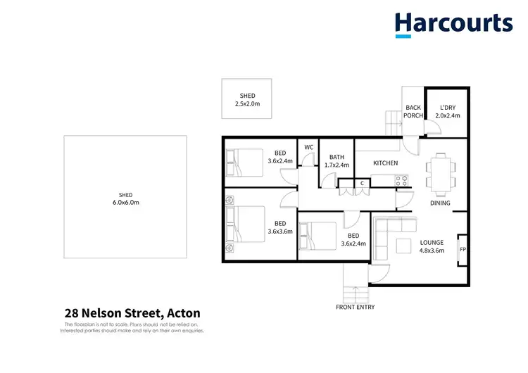Floorplan of Homely house listing, 28 Nelson Street, Acton TAS 7320