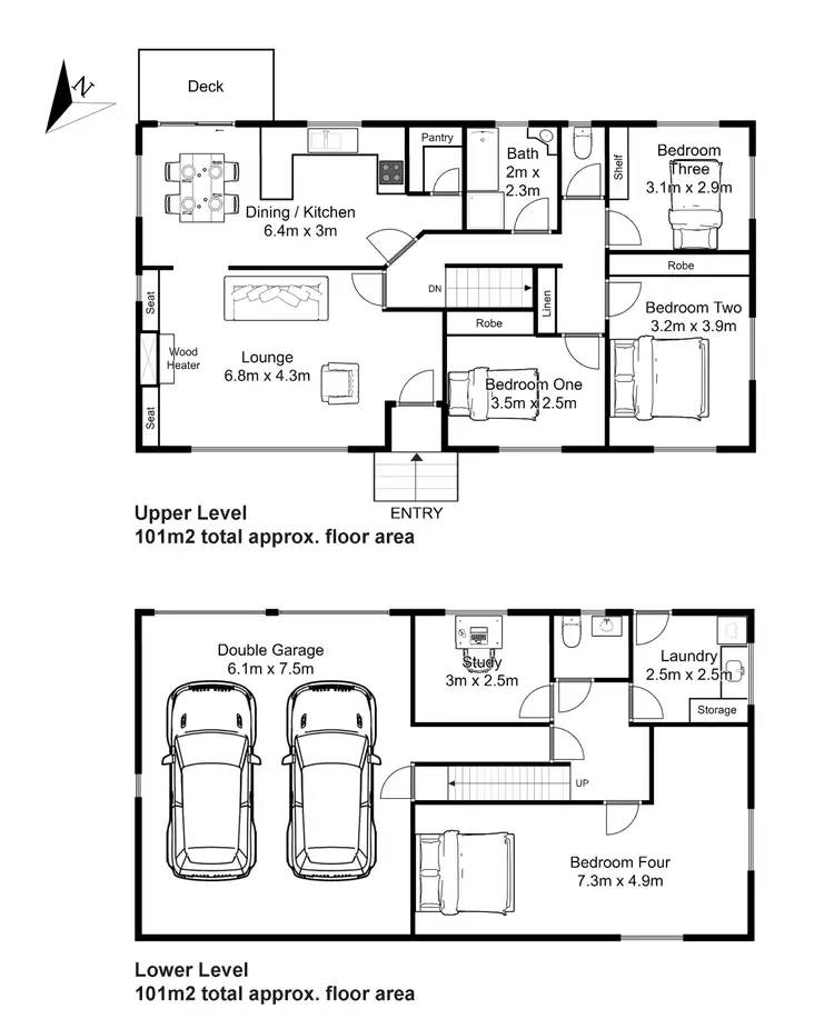 Floorplan of Homely house listing, 16 Glencoe Avenue, Trevallyn TAS 7250