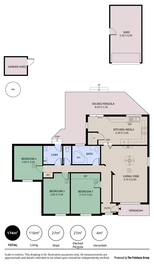 Floorplan of Homely house listing, 8 Fowler Street, Woodside SA 5244