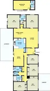 Floorplan of Homely house listing, 11 Orana Place, Epping VIC 3076
