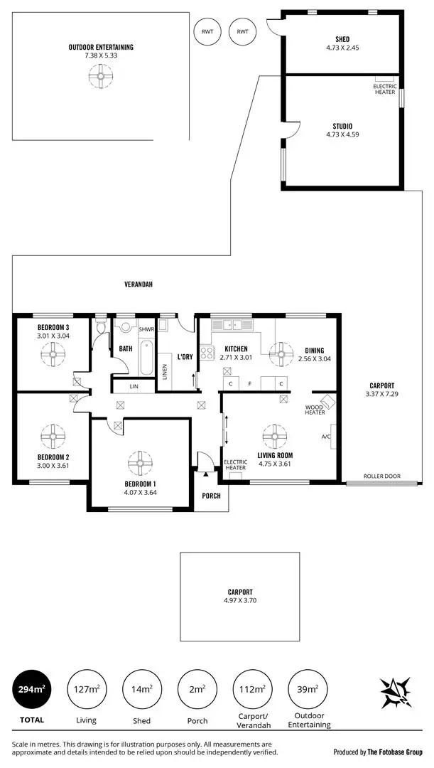 Floorplan of Homely house listing, 11 Piccadilly Road, Salisbury East SA 5109