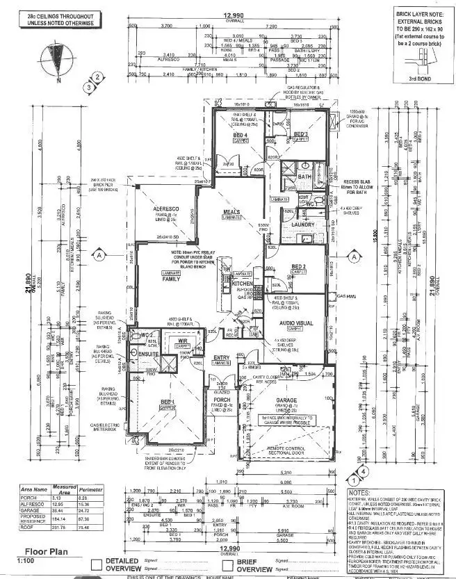Floorplan of Homely house listing, 13 Canunda Way, Yanchep WA 6035