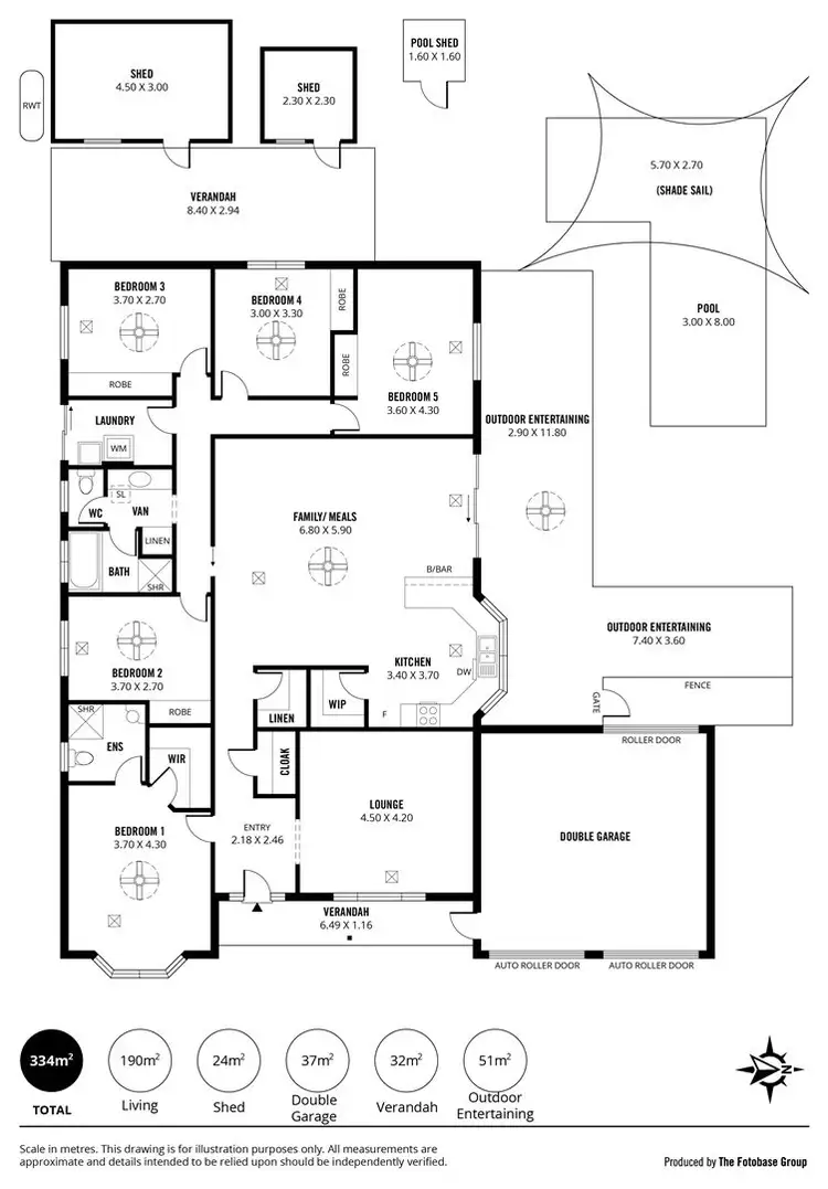 Floorplan of Homely house listing, 8 Steve Lane, Woodcroft SA 5162