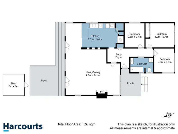 Floorplan of Homely house listing, 60 South Street, Bellerive TAS 7018