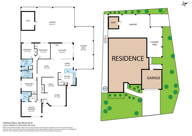 Floorplan of Homely house listing, 5 Boileau Place, San Remo WA 6210