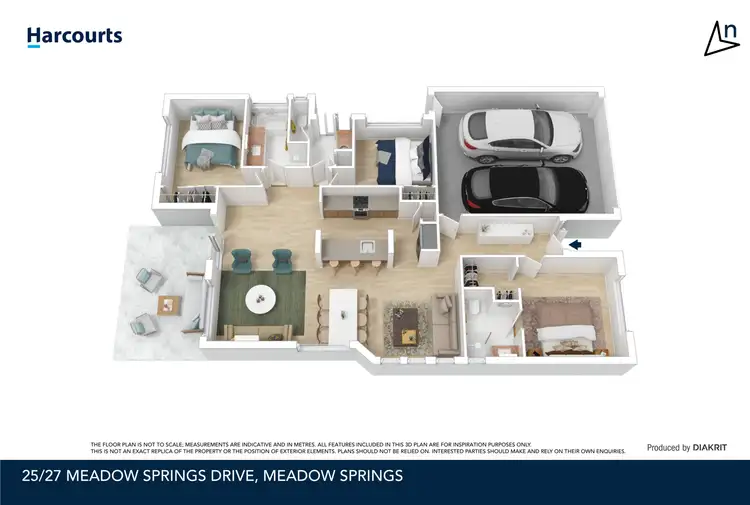 Floorplan of Homely house listing, 25/27 Meadow Springs Drive, Meadow Springs WA 6210