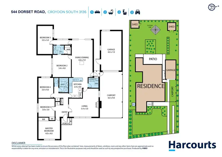 Floorplan of Homely house listing, 544 Dorset Road, Croydon South VIC 3136