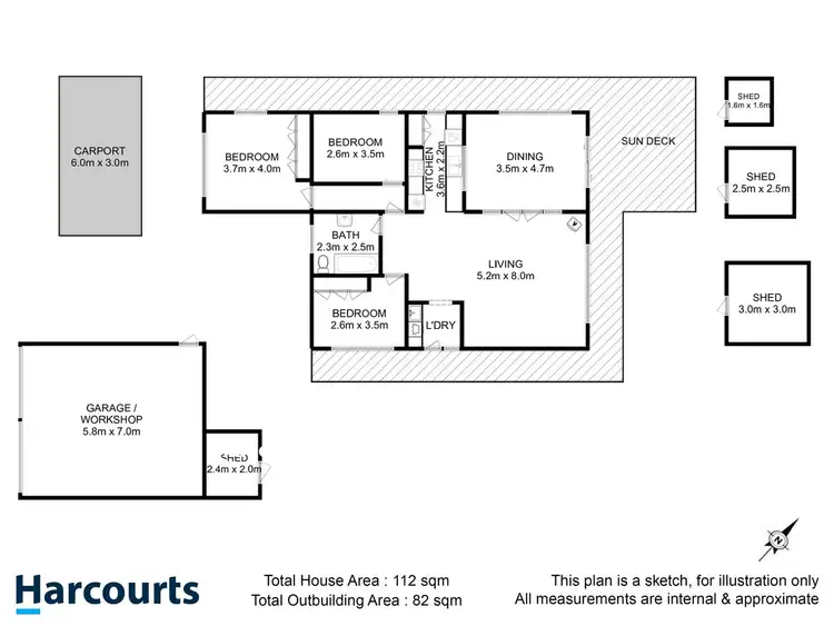 Floorplan of Homely house listing, 26 Charlotte Cove Road, Charlotte Cove TAS 7112
