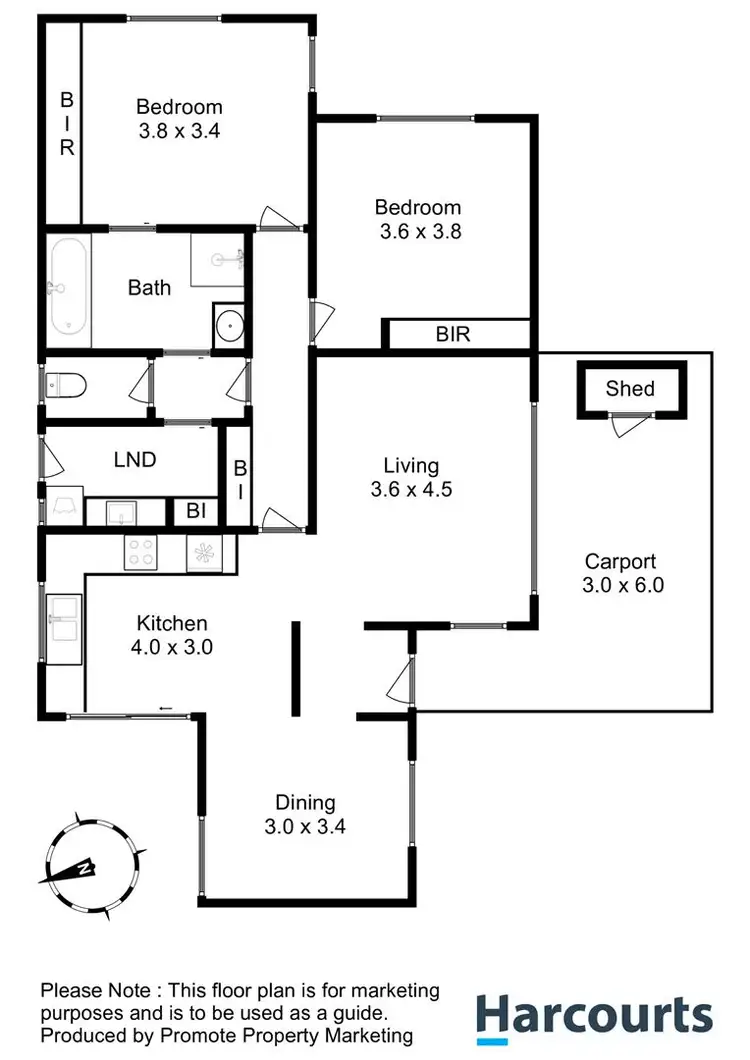Floorplan of Homely house listing, 1/15 Lucas Place, Brighton TAS 7030