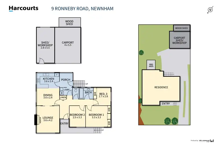 Floorplan of Homely house listing, 9 Ronneby Road, Newnham TAS 7248