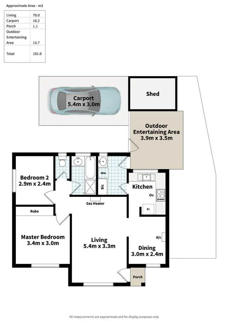 Floorplan of Homely unit listing, 9/72-76 Booth Avenue, Morphett Vale SA 5162