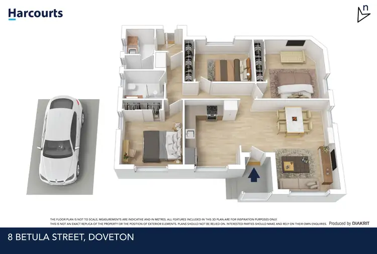 Floorplan of Homely house listing, 8 Betula Street, Doveton VIC 3177