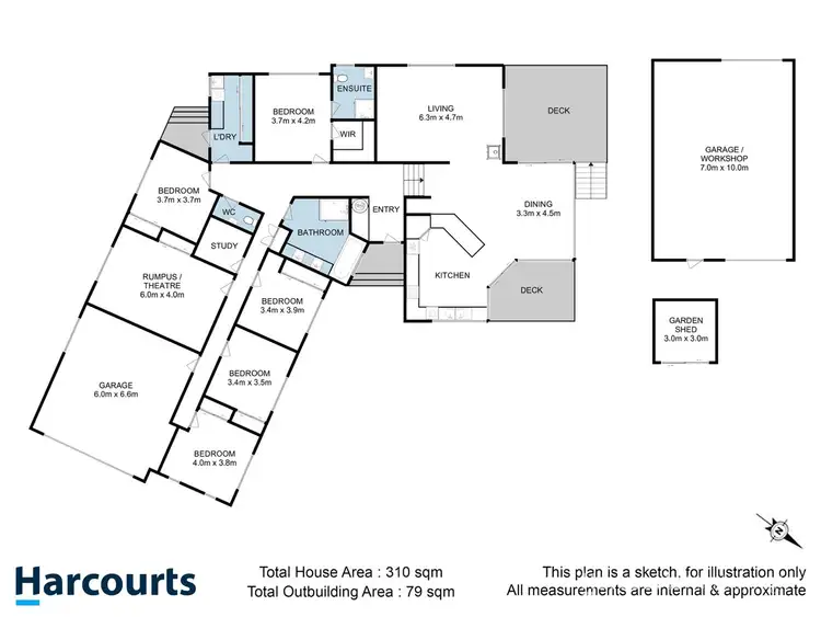Floorplan of Homely house listing, 2 Fenton Court, Howden TAS 7054