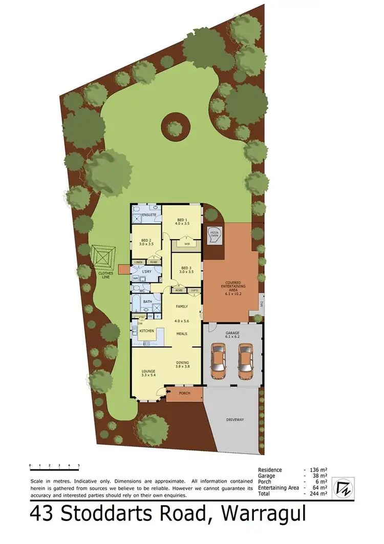 Floorplan of Homely house listing, 43 Stoddarts Road, Warragul VIC 3820