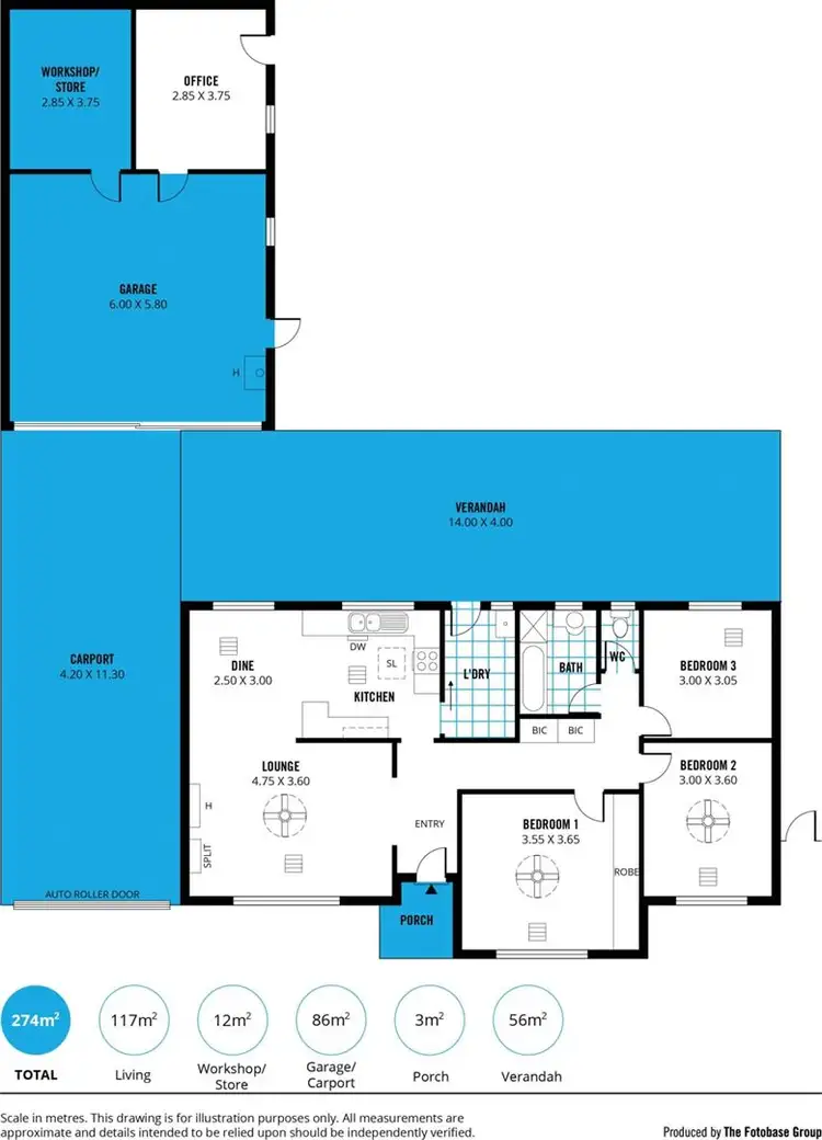 Floorplan of Homely house listing, 15 Snowdon Avenue, Salisbury East SA 5109