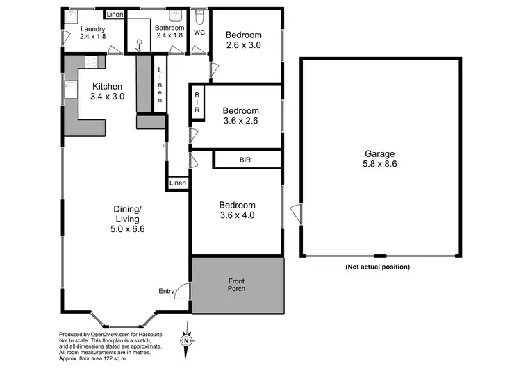Floorplan of Homely house listing, 1 Jerling Street, West Ulverstone TAS 7315