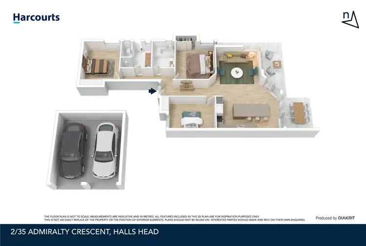 Floorplan of Homely house listing, 2/35 Admiralty Crescent, Halls Head WA 6210